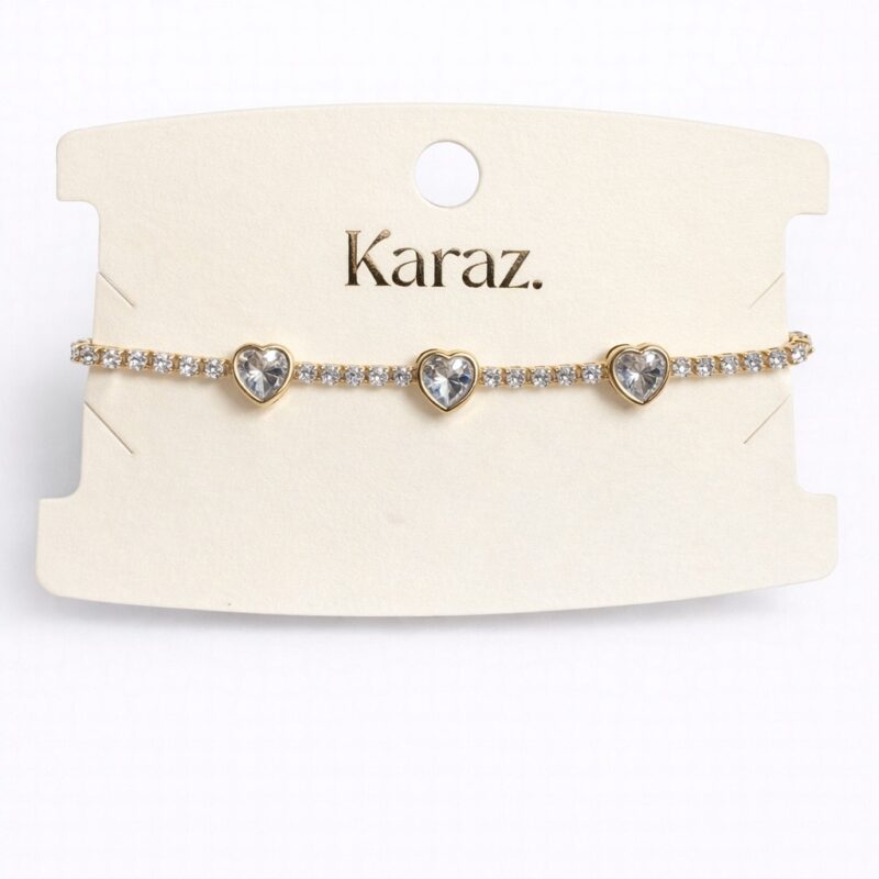 AMELIA Heart Tennis Bracelet